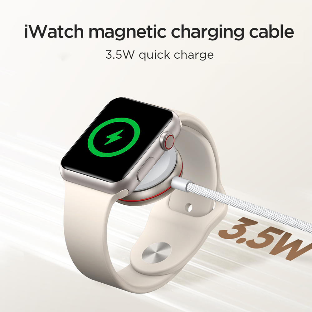 S-IW011 iP Watch Magnetic Charging Cable (USB-C) 1.2m-White – JOYROOM