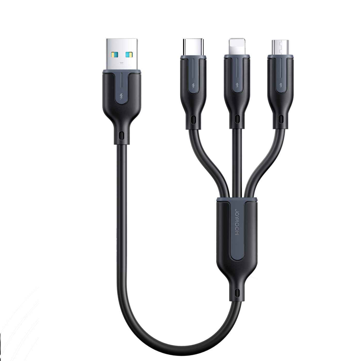 S-1T3018A15 3.5A 3.5A  Lightning+Type-C+Micro 3-in-1 Charging Cable 0.3M/1.2M/2M