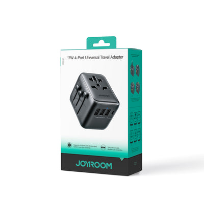 JR-TCW01 17W Universal Travel Adapter-Black