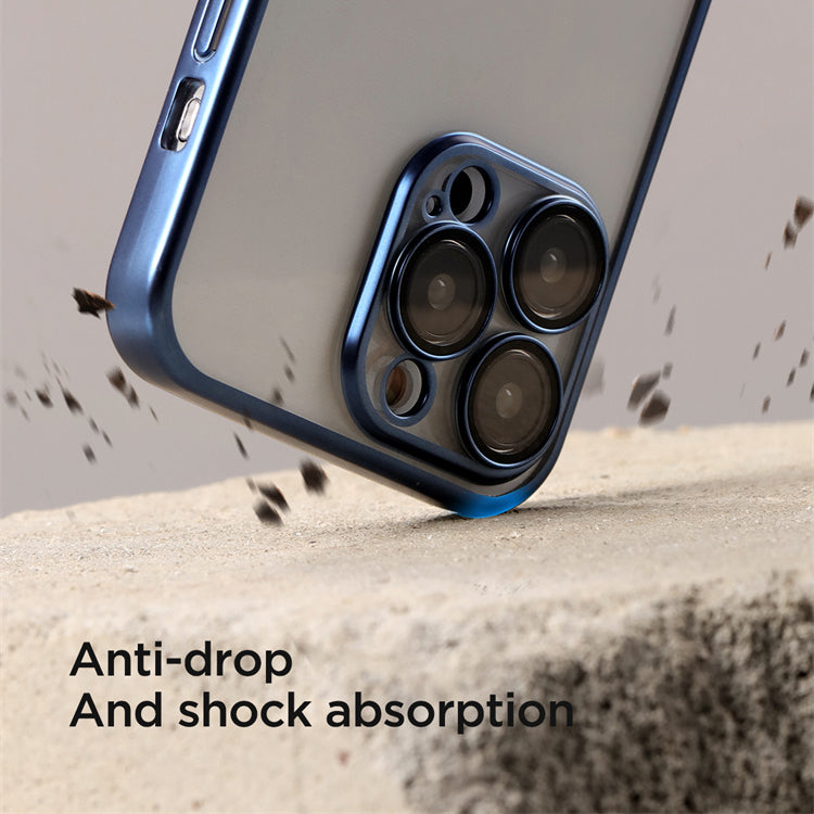 Plated TPU Case with Lens protector for iP15 Series