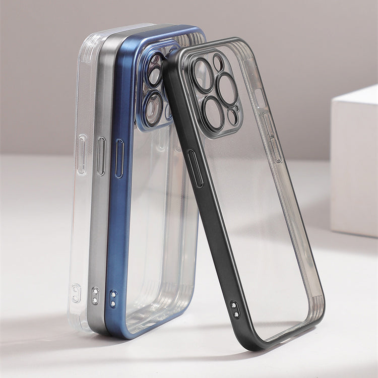 Plated TPU Case with Lens protector for iP15 Series