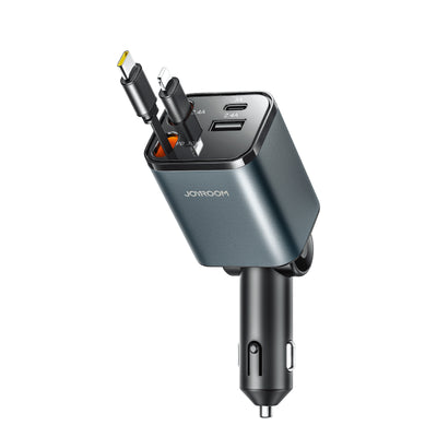 JR-CCL05 30W 4-in-1 Retractable Cable Car Charger