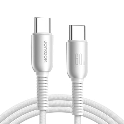 S-A51 Type-C to Type-C 60W/Type-C to Lightning 30W/Lightning 3A/Type-C 3A Cable 1.2m Light grey