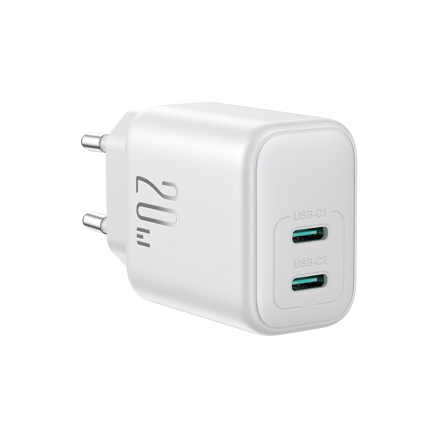 JR-TCF12 20W Dual-Port (2C) Charger-White (EU)