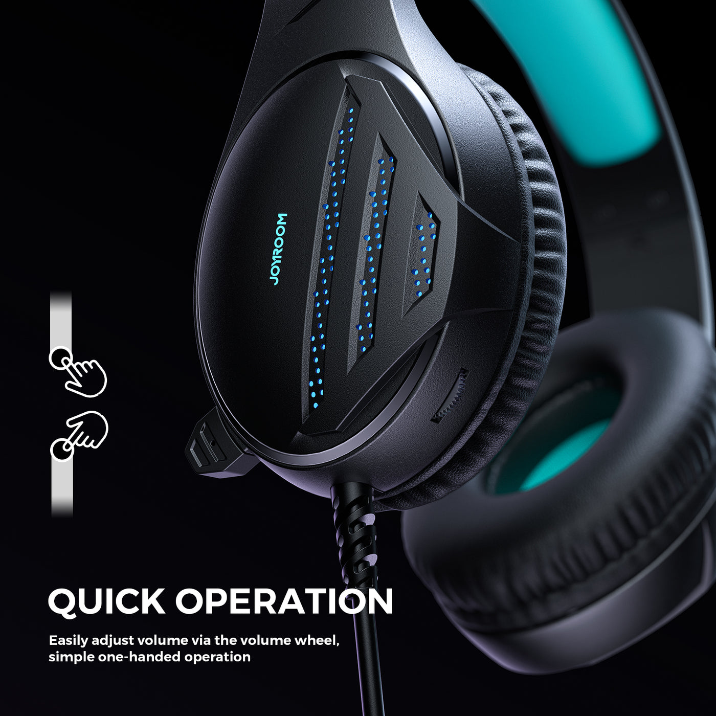 JR-HG2 Gaming Headset-Black