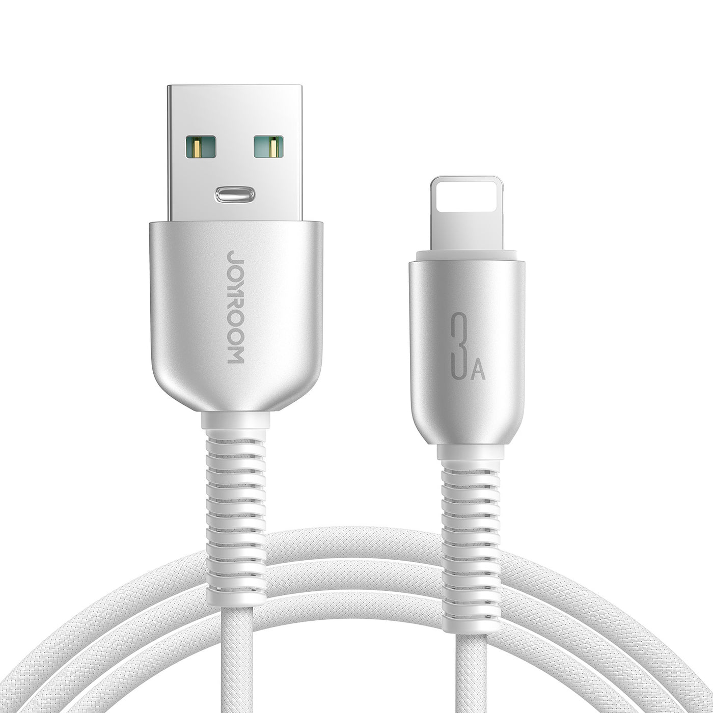 S-A51 Type-C to Type-C 60W/Type-C to Lightning 30W/Lightning 3A/Type-C 3A Cable 1.2m Light grey