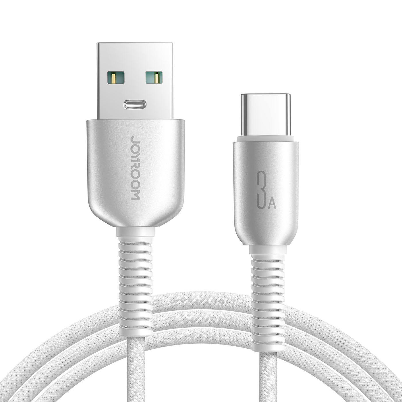 S-A51 Type-C to Type-C 60W/Type-C to Lightning 30W/Lightning 3A/Type-C 3A Cable 1.2m Light grey