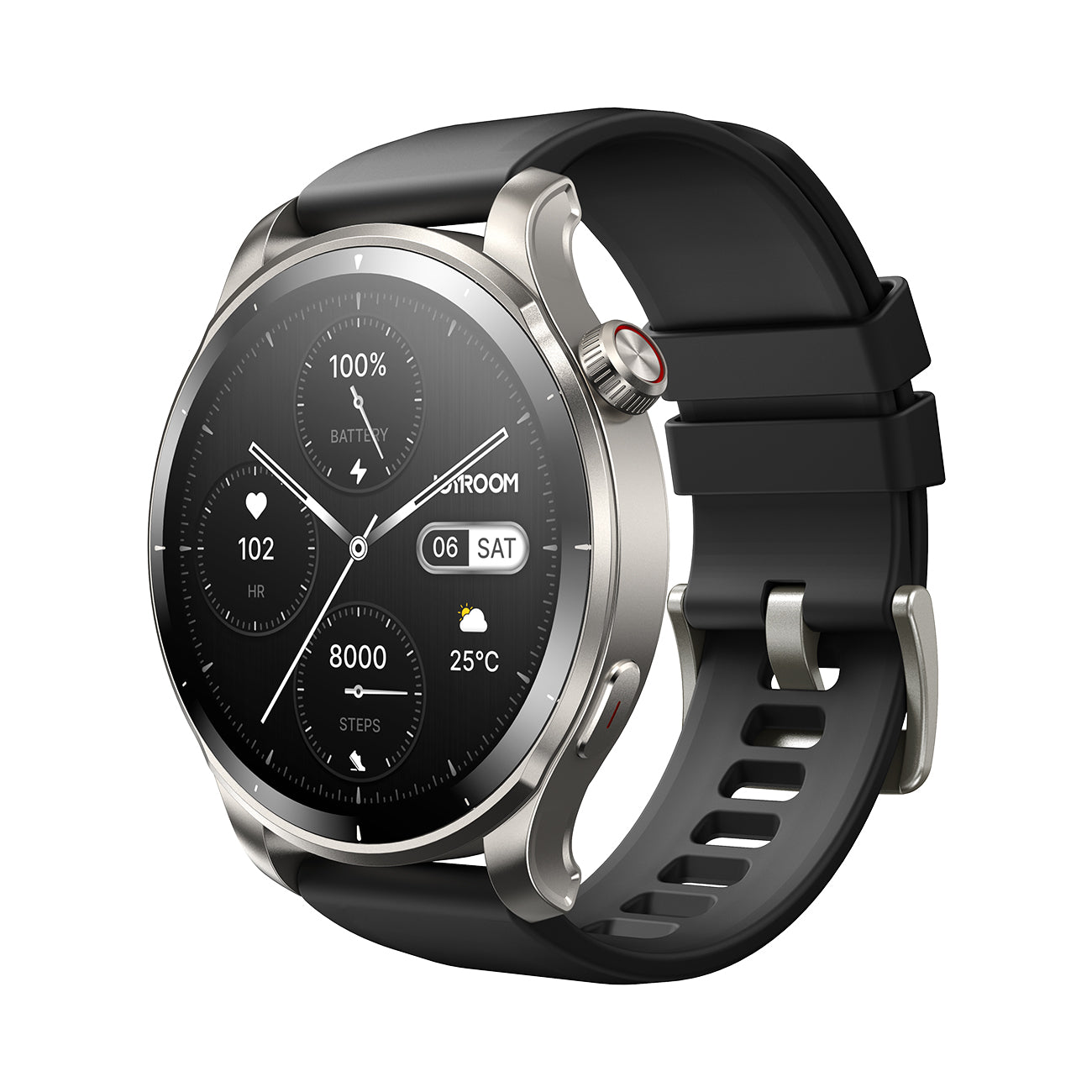 JR-FV1 Venture Series Smart Watch (Make/Answer Call) Black