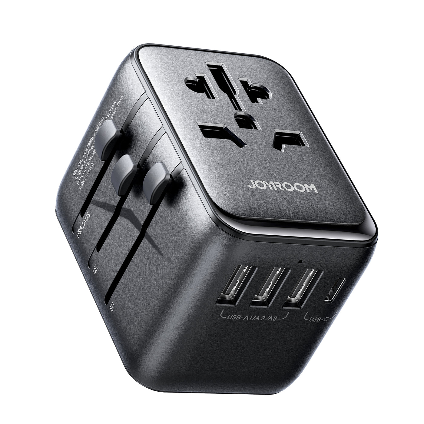 JR-TCW01 17W Universal Travel Adapter-Black