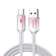 S-A42 Type-C to Type-C 60W/Type-C to Lightning 30W/Lightning 3A/Type-C 3A Cable 1.2m black/White