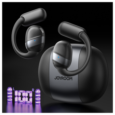 JR-OE4 Open-Ear True Wireless Headphones-Black