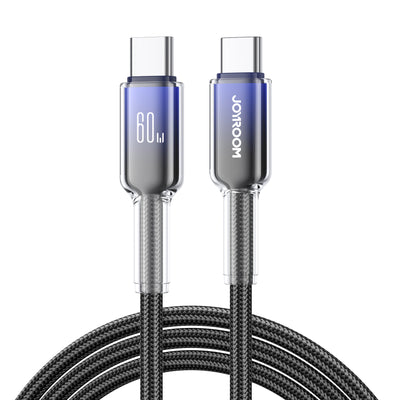 S-A42 Type-C to Type-C 60W/Type-C to Lightning 30W/Lightning 3A/Type-C 3A Cable 1.2m black/White