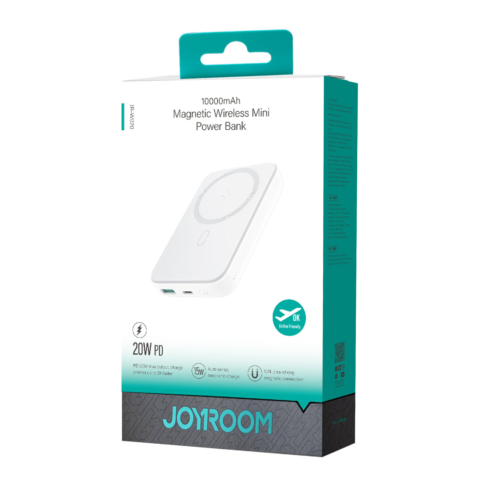 JR-W020 20W Mini magnetic wireless power bank 10000mah