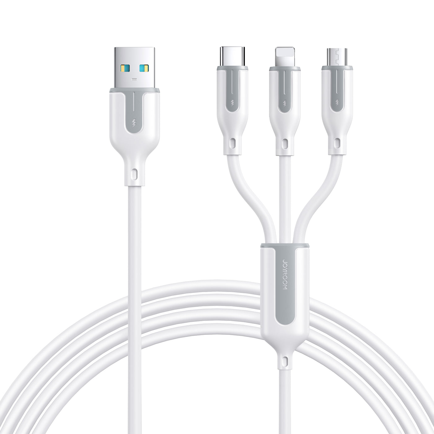 S-1T3018A15 3.5A 3.5A  Lightning+Type-C+Micro 3-in-1 Charging Cable 0.3M/1.2M/2M