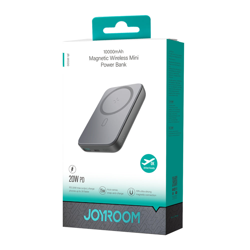 JR-W020 20W Mini magnetic wireless power bank 10000mah