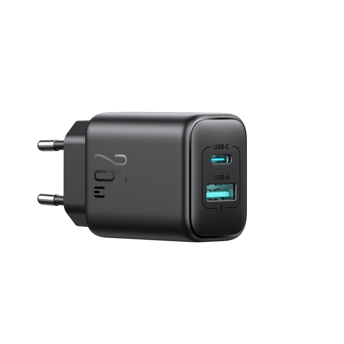 JR-TCF13 25W Dual-Port (A+C) Charger-Black (EU)