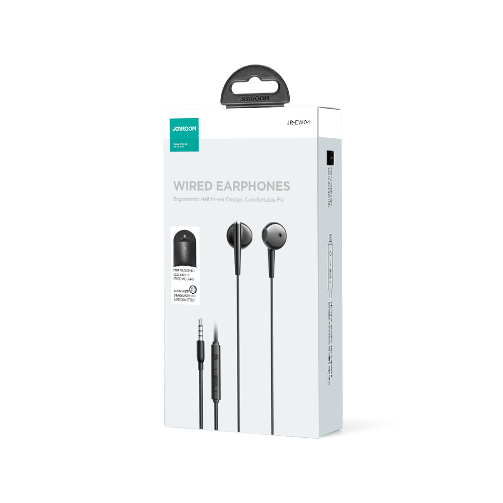 JR-EW04 Wired Series Half In-Ear Wired Earphones