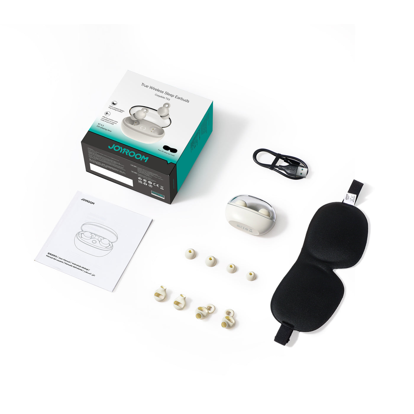 JR-TS3 True Wireless Sleep Earbuds