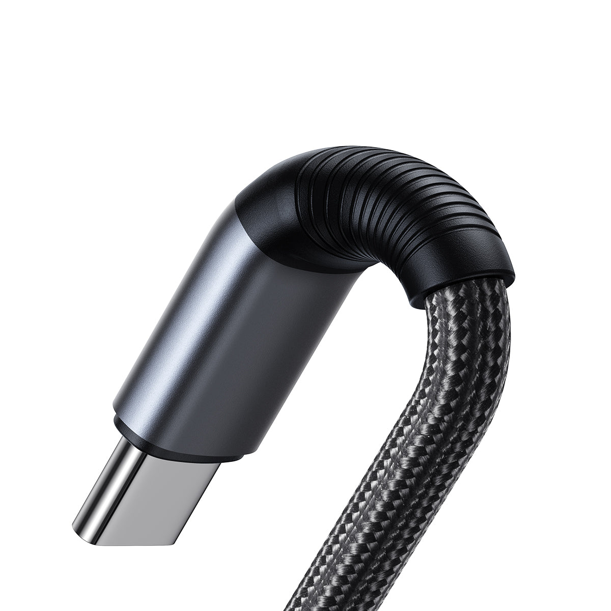 SA21-1T2 Speedy Series 100W 2-in-1 Fast Charging Cable (Type-C to C+C) 1.5m-Black