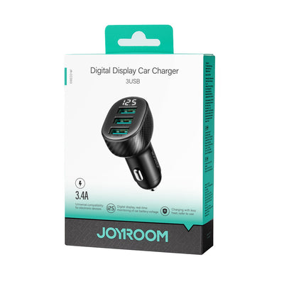 JR-CCD03 3USB 3.4A 17W Car Charger