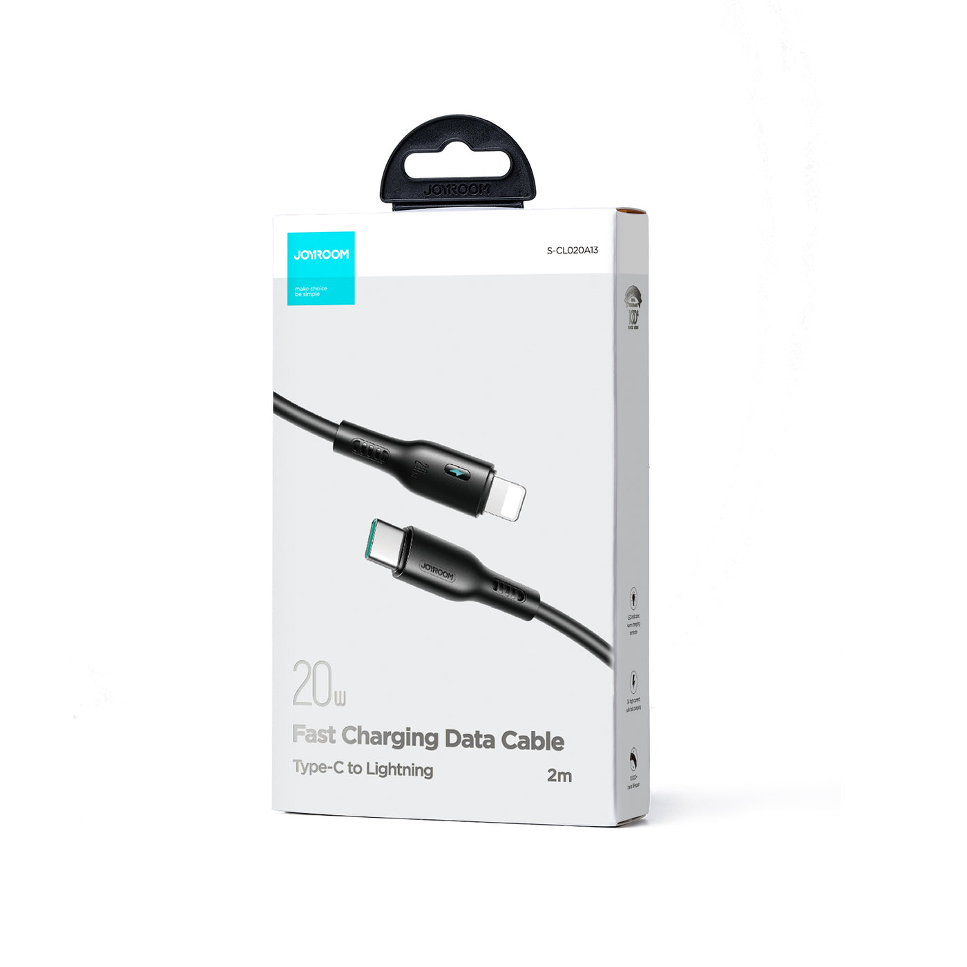 S-CL020A13/S-CC100A13 20W/100W Type-C to Lightning/Type-C to Type-C Fast Charging Data Cable 1.2M/ 2M