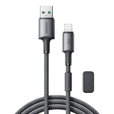 S-A50 Type-C to Type-C 60W/Type-C to Lightning 30W/Lightning 3A/Type-C 3A Cable 1.2m Gray