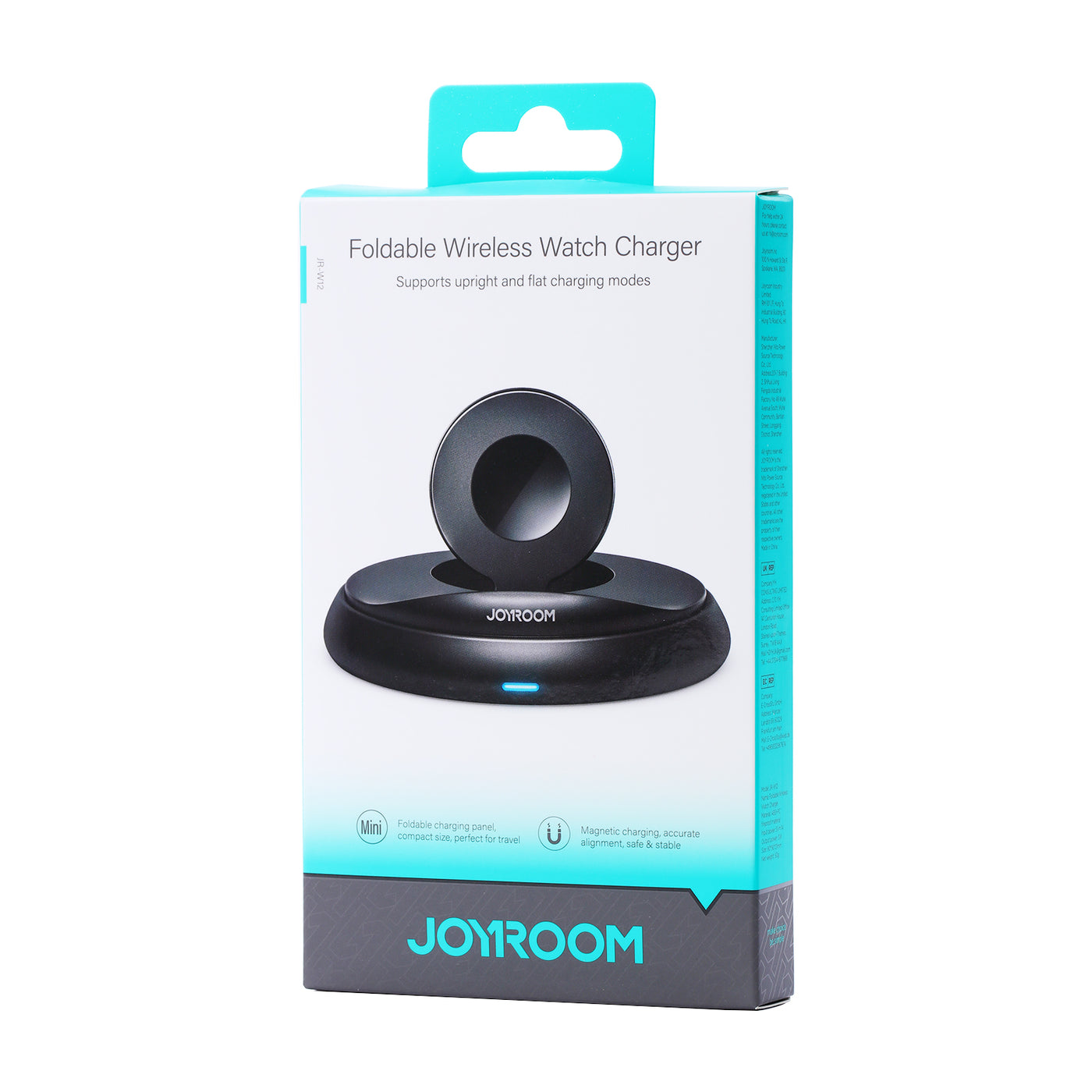 JR-W12 Foldable Wireless Watch Charger -Black