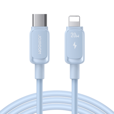 S-CL020A14/S-CC100A14 20W/100W Type-C to Lightning/Type-C to Type-C Fast Charging Data Cable 1.2M/ 2M