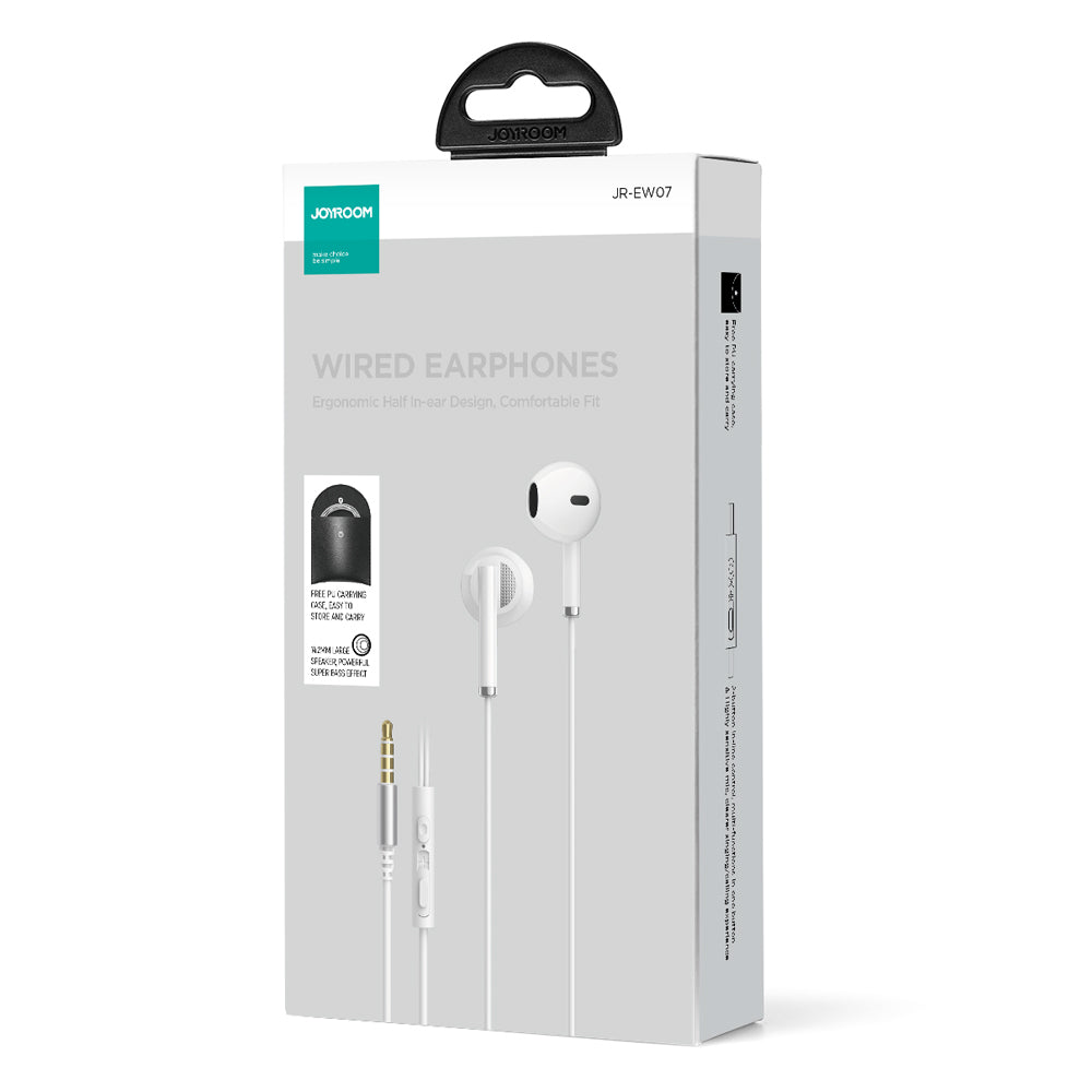 JR-EW07 Wired Series Half In-Ear Wired Earphones