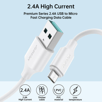 S-UM018A9 2.4A Micro cable 0.25M/1M/2M