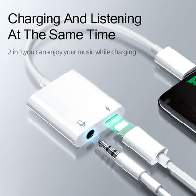 S-Y105 Lightning to 3.5mm+Lightning adapter support calling