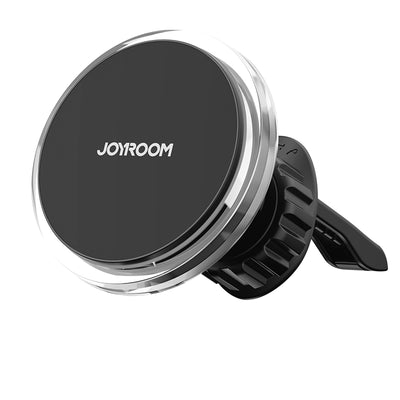 JR-ZS291 Magnetic Wireless Car Charger Holder with LED Letter Ring holder air vent