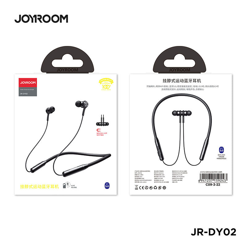 JR-DY02 Magnetic Wireless Sport Neckband Headset