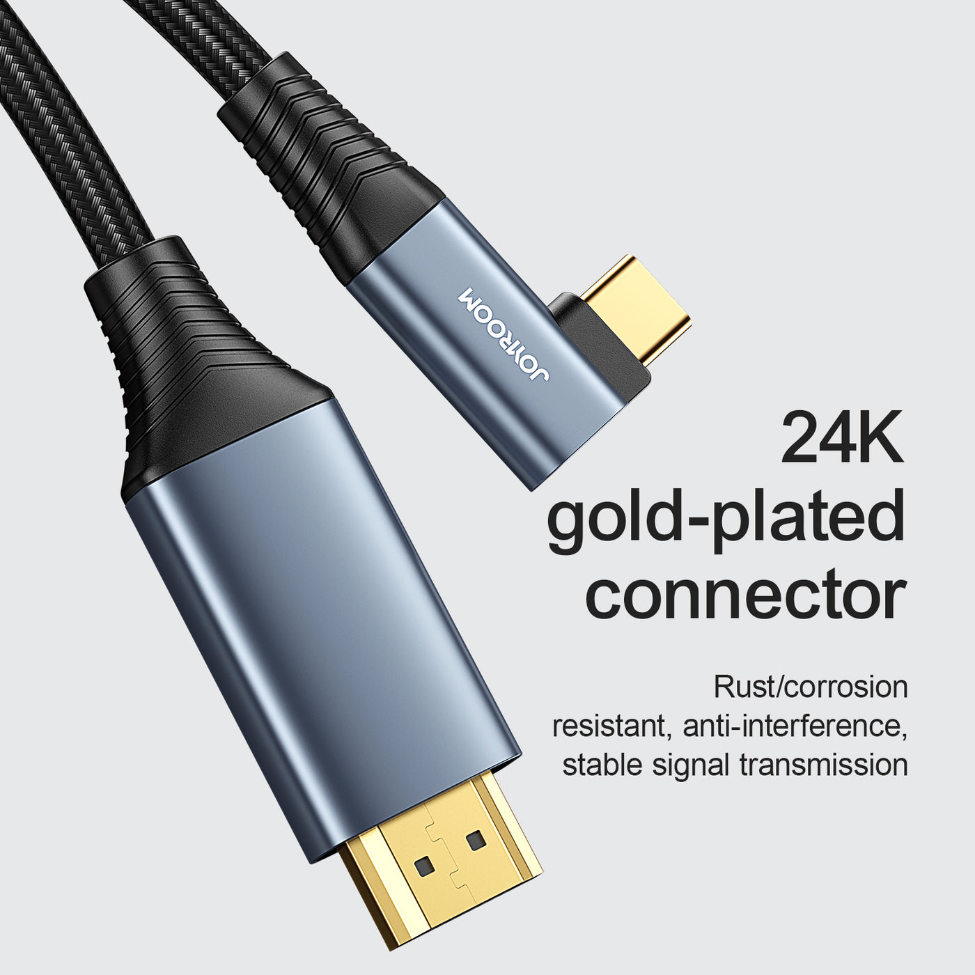 SY-20C1 TYPE-C to HDMI 4K cable 2m-gray