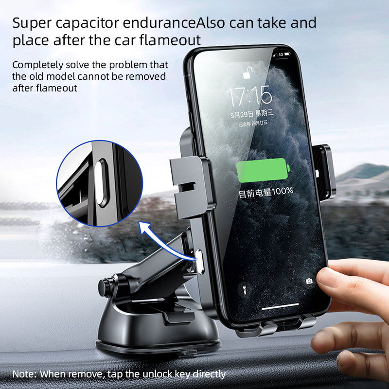 JR-ZS219 Three-axis electric wireless charging car holder (set)