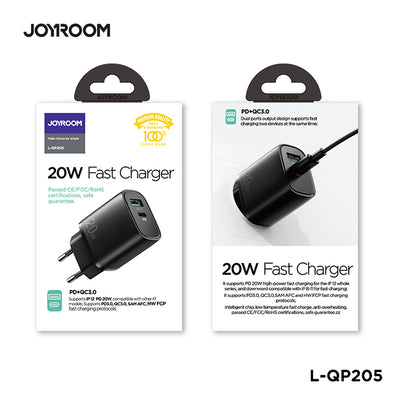 L-QP205 20W dual ports fast wall charger EU