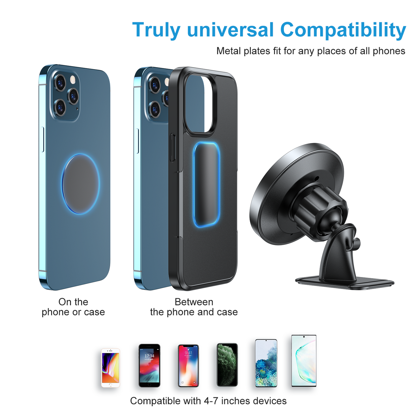 JR-ZS279 Magnetic car phone mount Table & air vent Car Holder