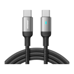 S-A16 Pro 100W/66W/30W/3A CC/CL/Type c/Lightning Digital Display Fast Charging Data Cable 1.2m-Black