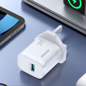 JOYROOM JR-TF4 18W USB-A fast charger set with 1m charging cable