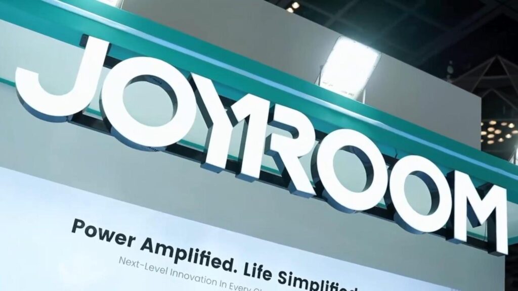 JOYROOM official brand experience video cover highlighting offline store presence and global B2B partnerships
