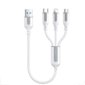 S-1T3018A15 3.5A 3.5A  Lightning+Type-C+Micro 3-in-1 Charging Cable 0.3M/1.2M/2M
