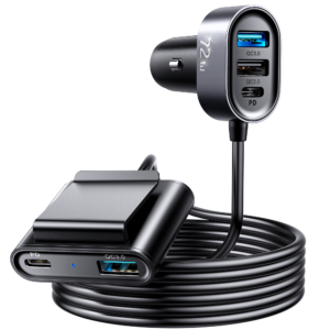 JR-CL05 5 multi-port(2 PD + 3 QC3.0) fast car charger