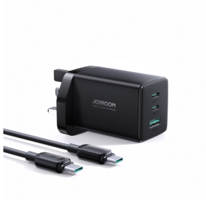 TCG01 GaN Ultra 65W 2C1A Fast Charger+100W C to C Cable 1.2m-UK/EU