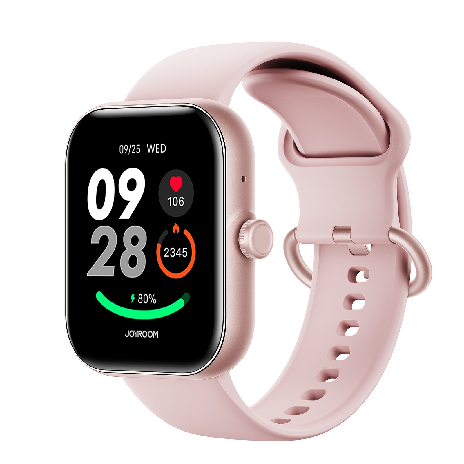 JR-FT5 PLUS Smart Watch (Answer/Make Call)black/Rose gold