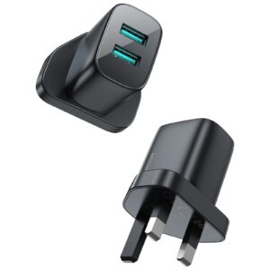 L-2A123 2.4A Dual ports mini fast charger EU/UK/US