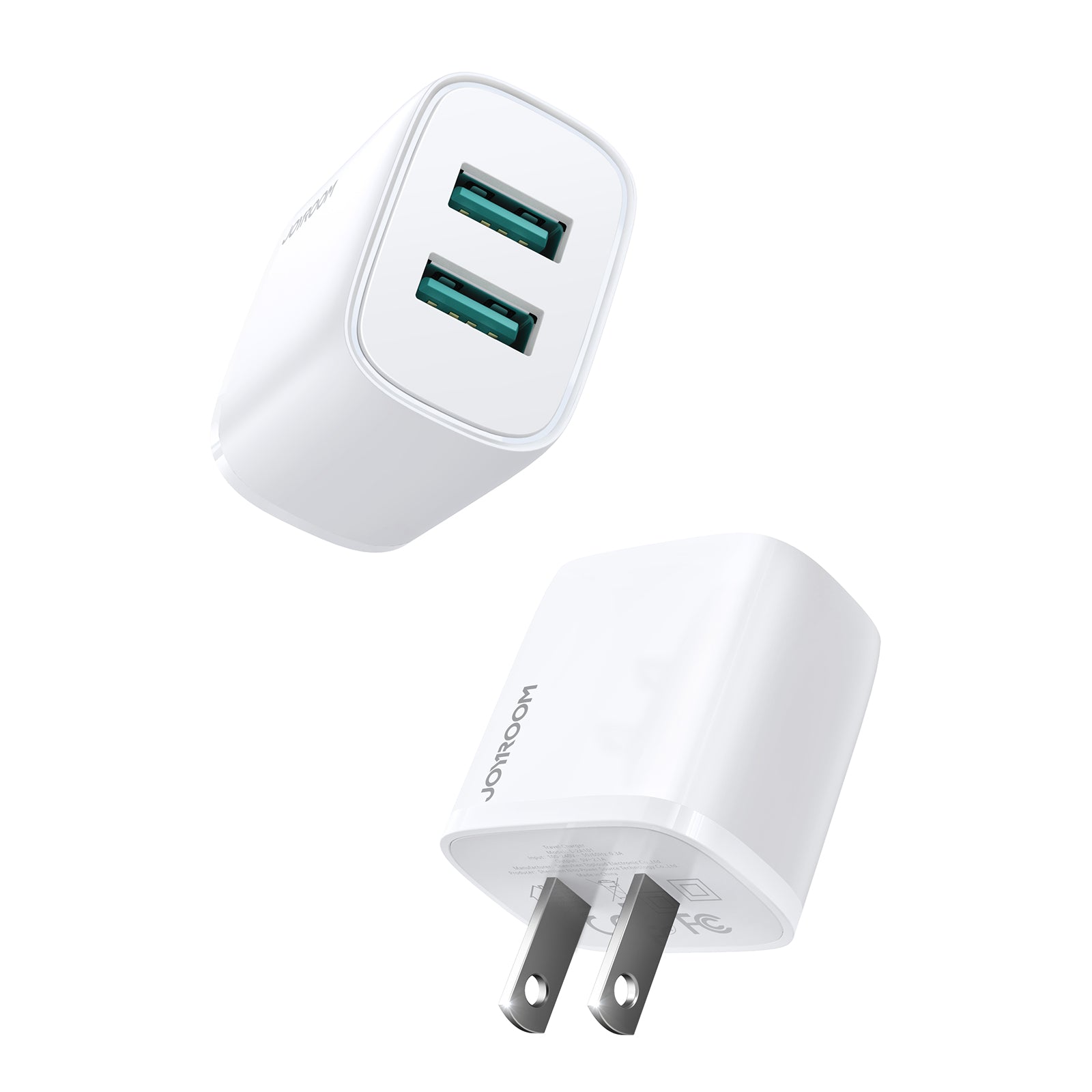 L-2A101 2.1A Dual ports mini fast charger EU/UK/US
