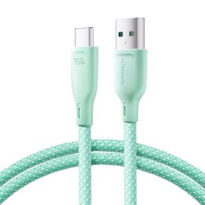SA34-AC6/SA34-AL3 100W/3A Fast Charging Data Cable (Type-C/Lightning ) 1m