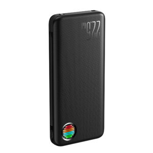 JR-L015 22.5W Power Bank with Dual Cables 10000mAh/20000mAh-Black