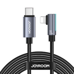 S-CL020A17 20W Type-C to Lightning Right Angle Fast Charging Data Cable 1.2M/2M