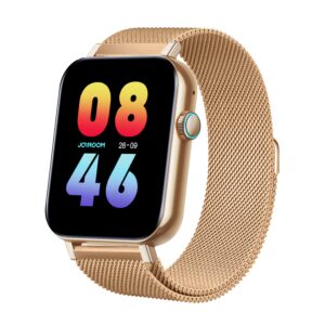 JR-FT5 New Color Waterproof IP68 Smartwatch With Silicone Black Strap Answer/Make Call